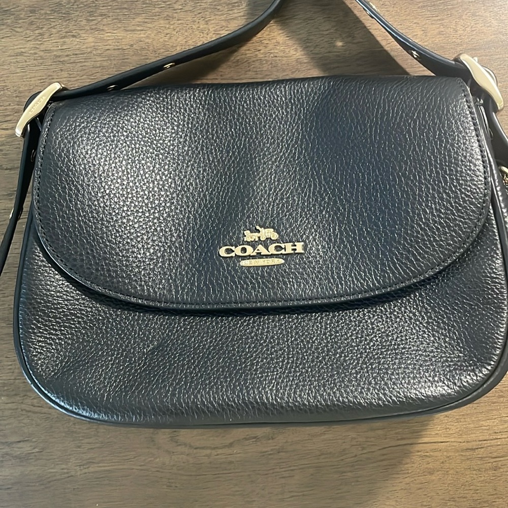 Coach Black Leather Crossbody